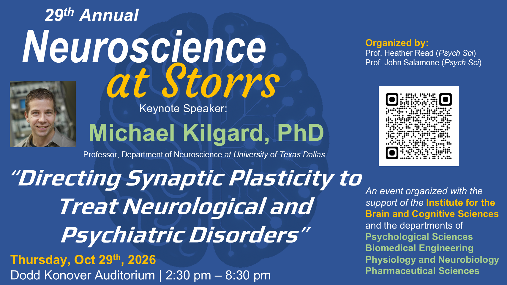 Flyer of the event.